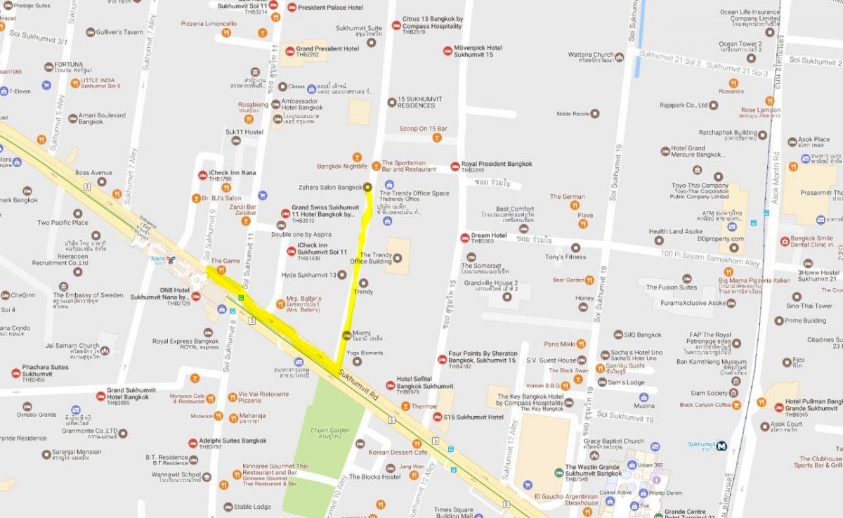 خريطة sukhumvit bangkok