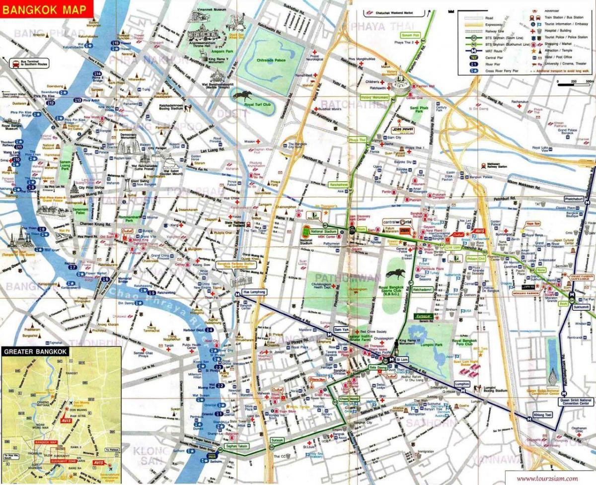 خريطة mbk بانكوك