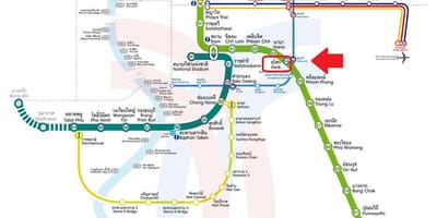 Asok bts station خريطة