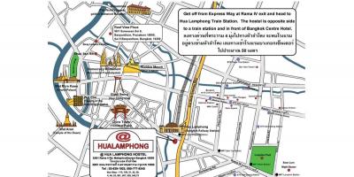 Hua lamphong محطة سكة حديد خريطة