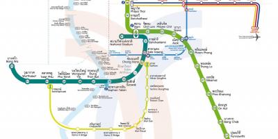 خريطة مترو خريطة الطريق بانكوك