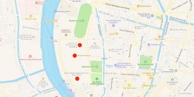 خريطة المعابد في بانكوك