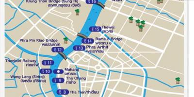 خريطة بانكوك النقل النهري