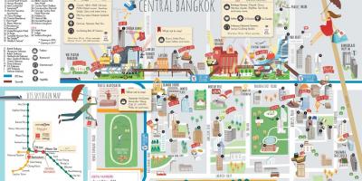 بانكوك للتسوق خريطة
