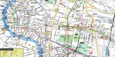 بانكوك الخريطة السياحية الإنجليزية
